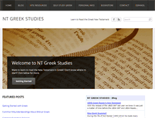 Tablet Screenshot of ntgreekstudies.com